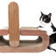 Pet Life ® 2-In-1 'Pill Shaped' Premium Quality Modular Kitty Cat Scratcher Lounger Lounge with Catnip