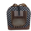 Pet Life ® '360° Vista View' Zippered Soft Folding Collapsible Durable Metal Framed Pet Dog Crate House Carrier