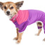 Pet Life ®  Active 'Embarker' 4-Way Stretch Fitness Yoga Full Body Dog Tracksuit