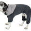 Pet Life ®  Active 'Embarker' 4-Way Stretch Fitness Yoga Full Body Dog Tracksuit