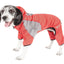 Pet Life ®  Active 'Fur-Breeze' Medium-weight 4-Way-Stretch Full Body Hooded Dog Yoga sweater