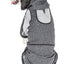 Pet Life ®  Active 'Fur-Breeze' Medium-weight 4-Way-Stretch Full Body Hooded Dog Yoga sweater