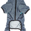 Pet Life ®  Active 'Fur-Breeze' Medium-weight 4-Way-Stretch Full Body Hooded Dog Yoga sweater