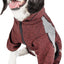 Pet Life ®  Active 'Fur-Breeze' Medium-weight 4-Way-Stretch Full Body Hooded Dog Yoga sweater