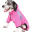 Pet Life ® Active 'Pawsterity' Mediumweight 4-Way-Stretch Yoga Fitness Dog Tracksuit Hoodie