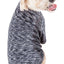 Pet Life ® Active 'Warf Speed' Heathered Ultra-Stretch Yoga Fitness Dog T-Shirt