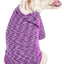 Pet Life ® Active 'Warf Speed' Heathered Ultra-Stretch Yoga Fitness Dog T-Shirt