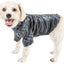 Pet Life ® Active 'Warf Speed' Heathered Ultra-Stretch Yoga Fitness Dog T-Shirt