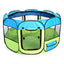 Pet Life ® 'All-Terrain' Lightweight Easy Folding Wire-Framed Collapsible Travel Pet Dog Playpen crate