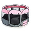 Pet Life ® 'All-Terrain' Lightweight Easy Folding Wire-Framed Collapsible Travel Pet Dog Playpen crate