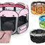 Pet Life ® 'All-Terrain' Lightweight Easy Folding Wire-Framed Collapsible Travel Pet Dog Playpen crate