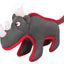 Pet Life ® 'Dura-Chew' Plush Animal Nylon Squeaker Dog Toy