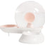 Pet Life ® 'Auto-Myst' Snail Shaped 2-in-1 Automated Gravity Pet Filtered Water Dispenser and Food Bowl
