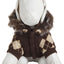 Pet Life ® 'Aygyle Style' 3M Insulated Designer Patterned Suede Dog Coat w/ Removable Hood
