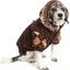 Pet Life ® 'Aygyle Style' 3M Insulated Designer Patterned Suede Dog Coat w/ Removable Hood