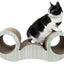 Pet Life ® 'Binocular' Premium Quality Kitty Cat Scratcher Lounger Lounge with Catnip