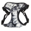 Pet Life ®  'Bonatied' Mesh Reversed Adjustable Fashion Dog Harness W/ Designer Neck Tie