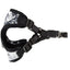 Pet Life ®  'Bonatied' Mesh Reversed Adjustable Fashion Dog Harness W/ Designer Neck Tie
