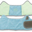 Pet Life ® 'Bryer' 2-in-1 Hand-Inserted Microfiber Pet Grooming Towel and Brush