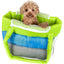 Pet Life ® 'Bubble-Poly' Tri-Colored Winter Insulated Fashion Designer Pet Dog Carrier