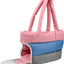 Pet Life ® 'Bubble-Poly' Tri-Colored Winter Insulated Fashion Designer Pet Dog Carrier