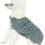 Pet Life ® Butterfly Stitched Heavy Cable Knitted Fashion Turtle Neck Dog Sweater