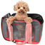 Pet Life ® 'Candy Cane' striped Fashion Designer Travel Pet Dog Carrier