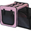 Pet Life ® 'Capacious' Dual-Sided Expandable Spacious Wire Folding Collapsible Lightweight Pet Dog Crate Carrier House