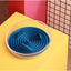 Pet Life ® 'Cirlicue' Shark Fin Shaped Modern Slow Feeding Pet Bowl