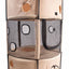 Pet Life ® 'Climber-Tree' Play-Active Travel Collapsible Lightweight Kitty Cat Tree House Lounger