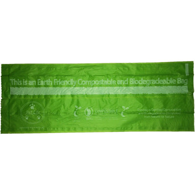Pet Life ® 'Compostable' 100% Recyclable and Biodegradable Eco-Friendly Pet Cat Dog Waste Bags from Thermoplastic Starch