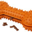 Pet Life ® 'Denta-Bone' TPR Treat Dispensing and Dental Cleaning Durable Dog Toy