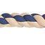 Pet Life ® 'Duffle Bag' 8 Piece Jute Rope and Rubberized Squeak Chew Pet Dog Toy Gift Set