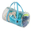 Pet Life ® 'Duffle Bag' 8 Piece Jute Rope and Rubberized Squeak Chew Pet Dog Toy Gift Set