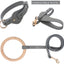Pet Life ® 'Ever-Craft' Boutique Series Adjustable Designer Leather Dog Collar