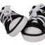 Pet Life ® 'Extreme-Skater' Canvas Casual Grip Pet Dog Shoes Sneakers - Set Of 4