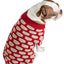 Pet Life ® Fashion Weaved Heavy Knit Designer Ribbed Turtle Neck Dog Sweater