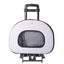 Pet Life ® 'Final Destination' Airline Approved 2-in-1 Tough-Shell Wheeled Collapsible Travel Fashion Pet Dog Carrier Crate