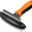 Pet Life ® Flex Series 2-in-1 Dual-Sided Grooming Undercoat Pet Rake and Deshedder