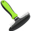 Pet Life ® Flex Series Undercoat Dematter Grooming Pet Rake
