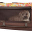 Pet Life ® 'Floral Patterned' Folding Collapsible Lightweight Wire Framed Pet Dog Crate House Tent