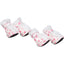 Pet Life ® Fur-Comfort 3M Insulated Fashion Fur and PVC Waterproof Winter Dog Boots - Set of 4