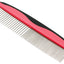 Pet Life ® Grip Ease' Wide and Narrow Tooth Grooming Pet Comb