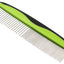 Pet Life ® Grip Ease' Wide and Narrow Tooth Grooming Pet Comb