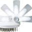 Pet Life ® 'Gyrater' Travel Self-Cleaning Swivel Grooming Pet Pin Brush