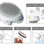 Pet Life ® 'Gyrater' Travel Self-Cleaning Swivel Grooming Slicker Pet Brush