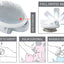 Pet Life ® 'Gyrater' Travel Swivel Pet Grooming Slicker Brush