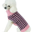 Pet Life ® 'Harmonious' Dual Color Weaved Heavy Cable Knitted Fashion Designer Dog Sweater