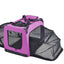 Pet Life ®  'Hounda Accordion' Metal Framed Soft-Folding Collapsible Dual-Sided Expandable Pet Dog Crate