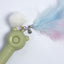 Pet Life ® 'KITIQUE" 3-in-1 Retractable and Extendable Feathered and Laser Wand Kitty Cat Teaser